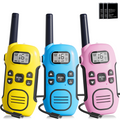 Walkie Talkies Long Range for Adults Kids - DURLK 3 Pack Rechargeable Walky Talky 2 Way Radios 22 Channels with VOX, LED Flashlight, USB-C Cable, Gifts for Kids Boys Girls Outdoor Camping Hiking Trip